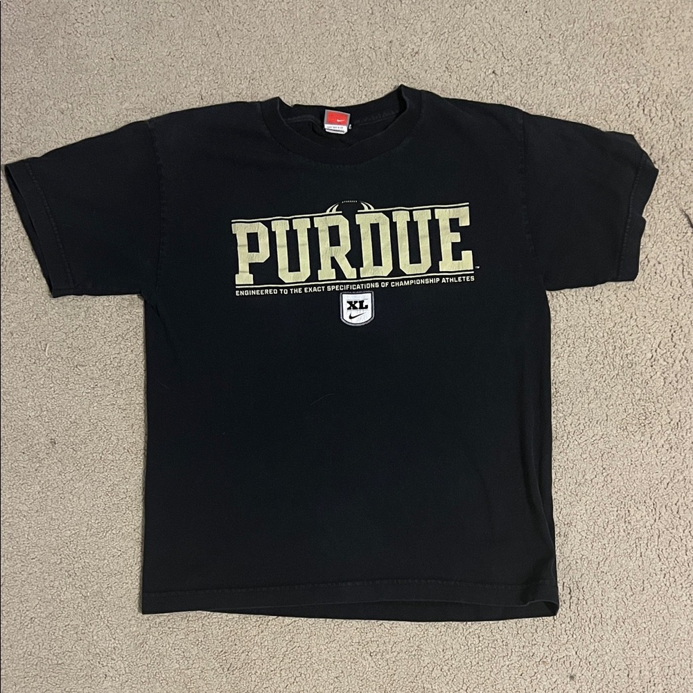 Nike Black Purdue Kids Shirt